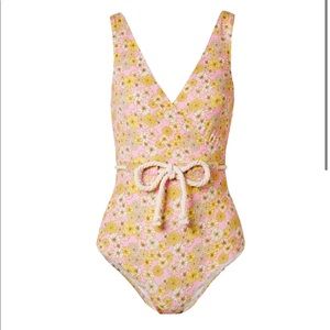 LISA MARIE FERNANDEZ Yasmin Floral-print Swimsuit